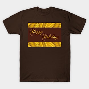 Happy Holidays-Elegant T-Shirt